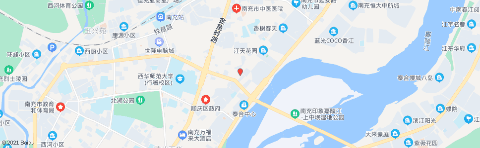 南充延安路_公交站地图_南充公交_妙搜公交查询2024