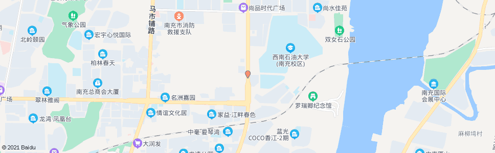 南充滨江北路_公交站地图_南充公交_妙搜公交查询2024