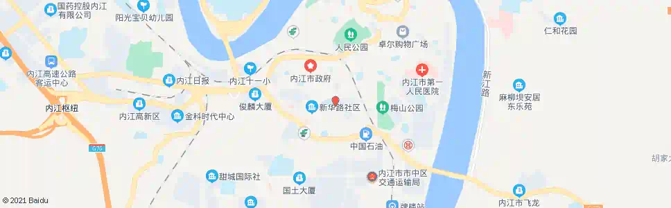 内江市人大_公交站地图_内江公交_妙搜公交查询2024