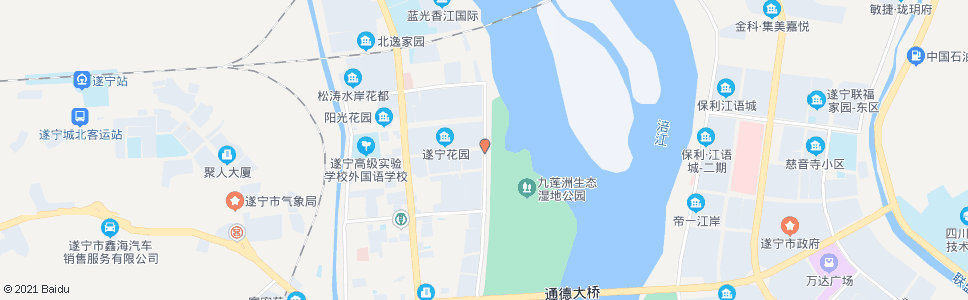遂宁东街口_公交站地图_遂宁公交_妙搜公交查询2024