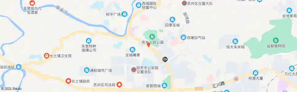 自贡长征大道招呼站_公交站地图_自贡公交_妙搜公交查询2024