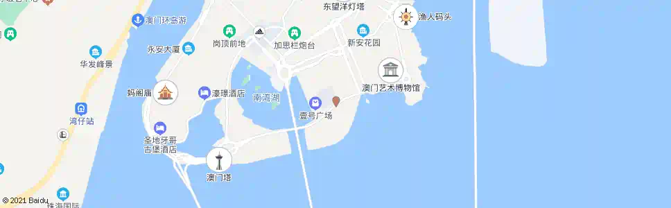 澳門孫逸仙大馬路_巴士站地圖_澳門巴士_妙搜巴士搜尋2024