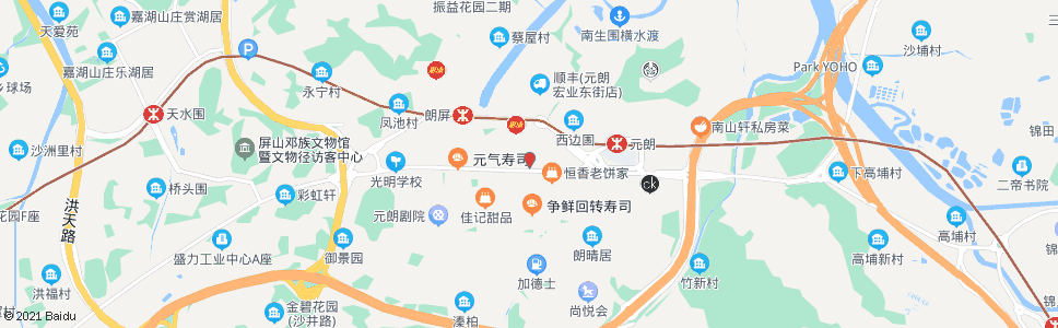 香港元朗(福康街)_巴士站地圖_香港巴士_妙搜巴士搜尋2024