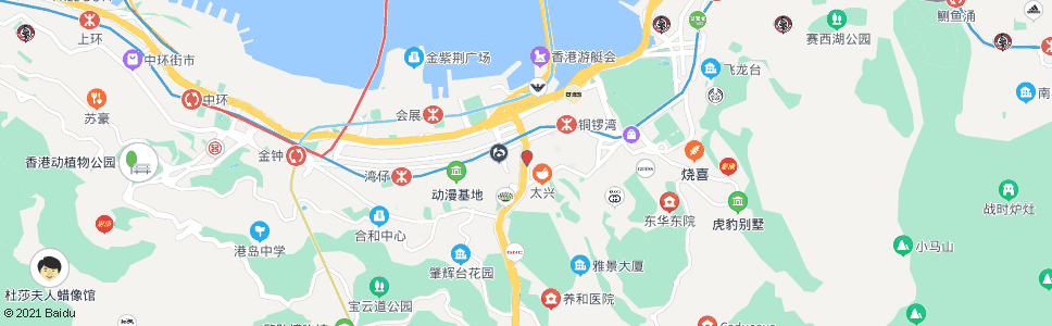 香港堅拿道巴士專用線_巴士站地圖_香港巴士_妙搜巴士搜尋2024