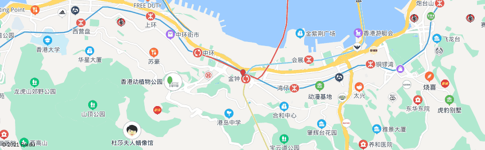 香港金鐘站_巴士站地圖_香港巴士_妙搜巴士搜尋2024
