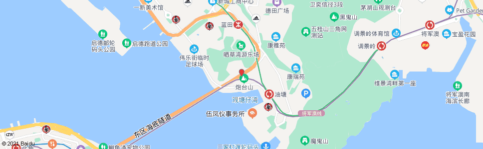 香港東區海底隧道_巴士站地圖_香港巴士_妙搜巴士搜尋2024