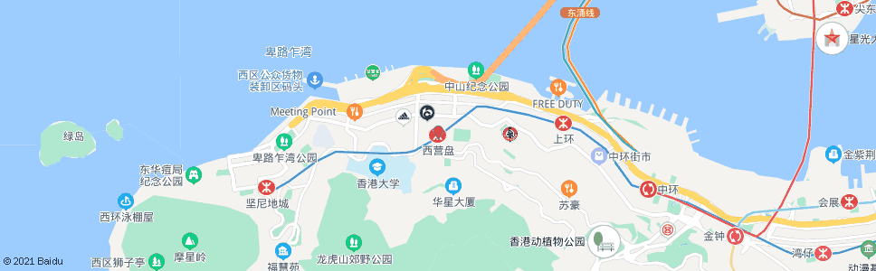 香港營盤街_巴士站地圖_香港巴士_妙搜巴士搜尋2024