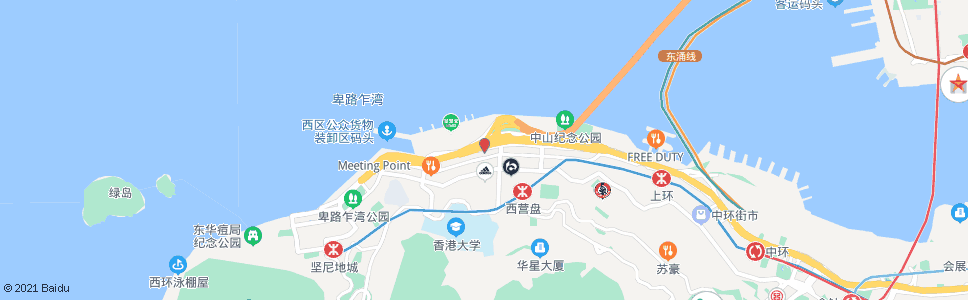 香港乾諾道西28號_巴士站地圖_香港巴士_妙搜巴士搜尋2024