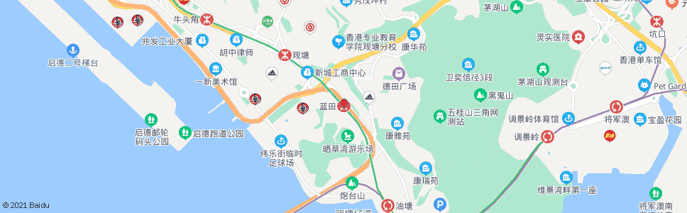 香港藍田站_巴士站地圖_香港巴士_妙搜巴士搜尋2024