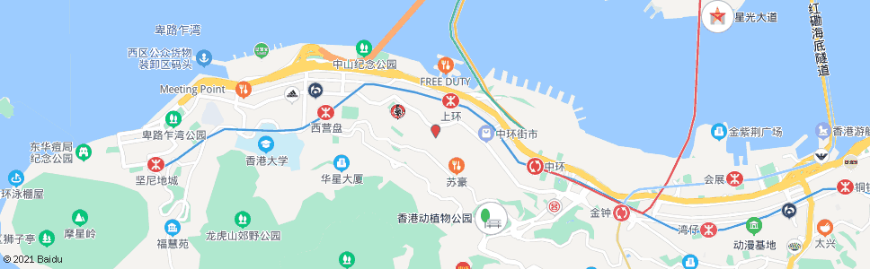 香港荷李活華庭_巴士站地圖_香港巴士_妙搜巴士搜尋2024