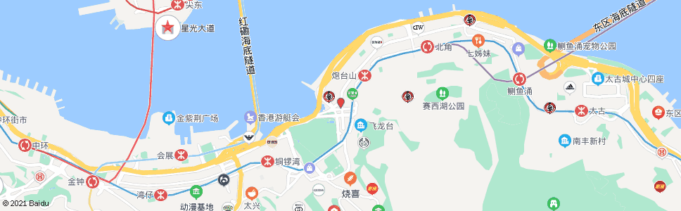 香港銀幕街_巴士站地圖_香港巴士_妙搜巴士搜尋2024