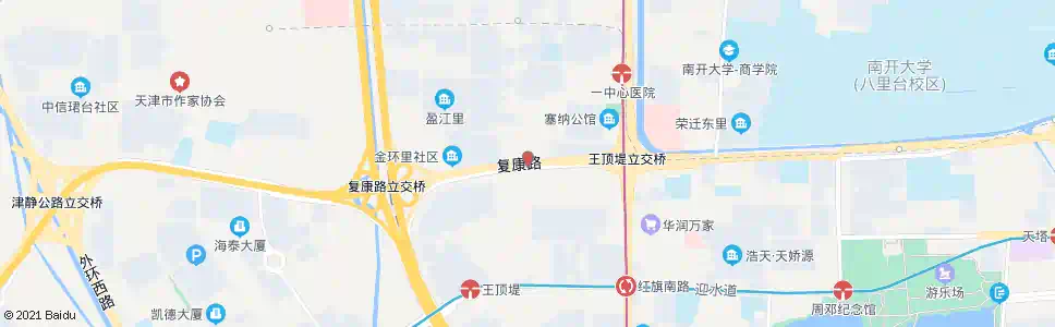 天津王顶堤金冠里_公交站地图_天津公交_妙搜公交查询2024