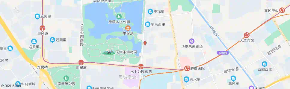 天津杏园里_公交站地图_天津公交_妙搜公交查询2024