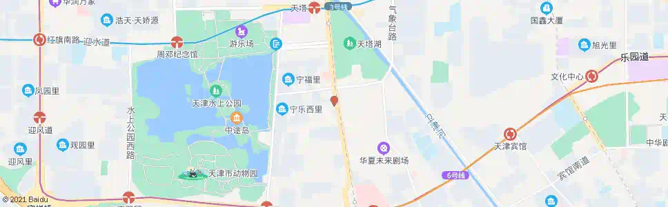 天津残联_公交站地图_天津公交_妙搜公交查询2024