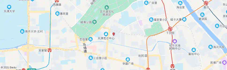 天津罗马花园_公交站地图_天津公交_妙搜公交查询2024