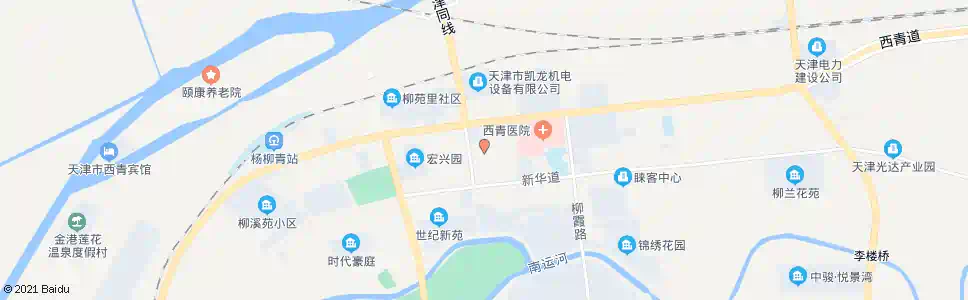 天津西青实验小学_公交站地图_天津公交_妙搜公交查询2024