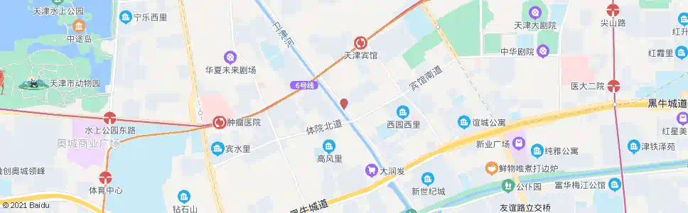 天津紫桂苑_公交站地图_天津公交_妙搜公交查询2024