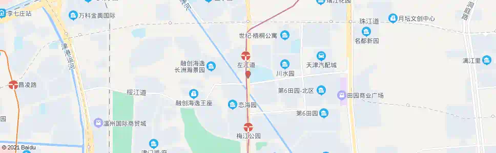 天津友谊南路桥_公交站地图_天津公交_妙搜公交查询2024