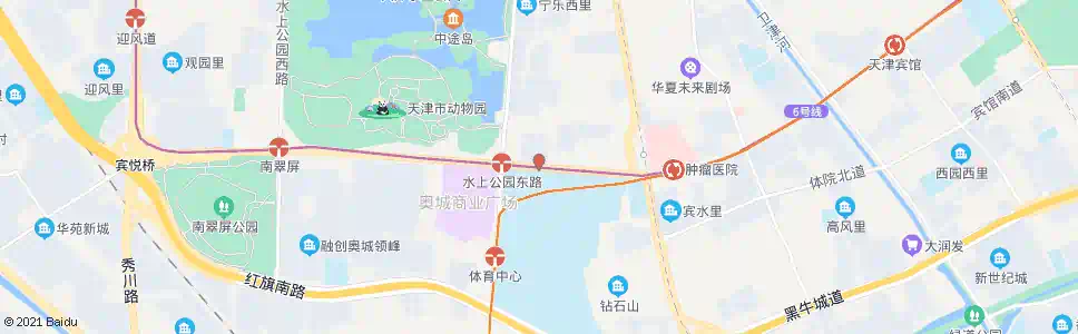 天津体育中心北_公交站地图_天津公交_妙搜公交查询2024