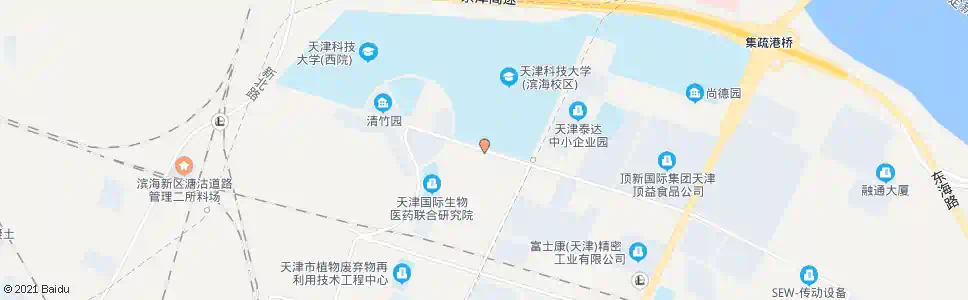 天津科技大学公交站_公交站地图_天津公交_妙搜公交查询2024