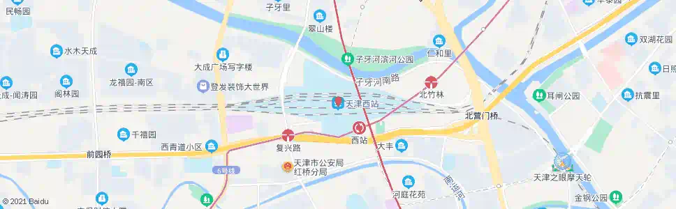 天津西楼_公交站地图_天津公交_妙搜公交查询2024