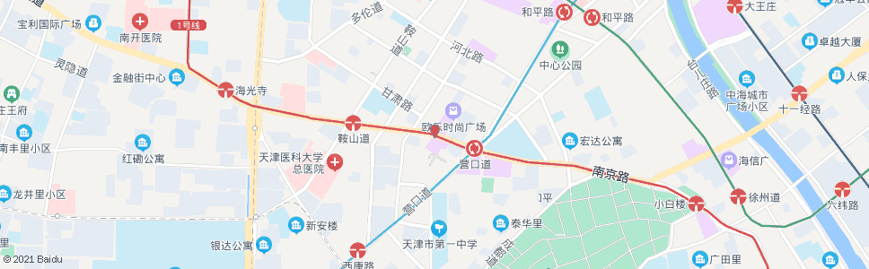 天津滨江道(西)_公交站地图_天津公交_妙搜公交查询2024
