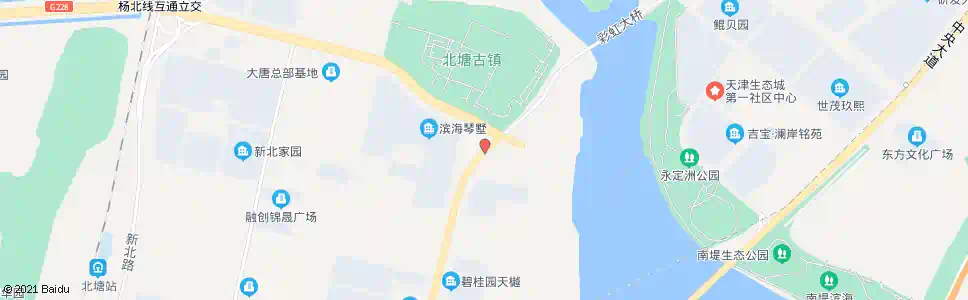 天津北塘大街_公交站地图_天津公交_妙搜公交查询2024