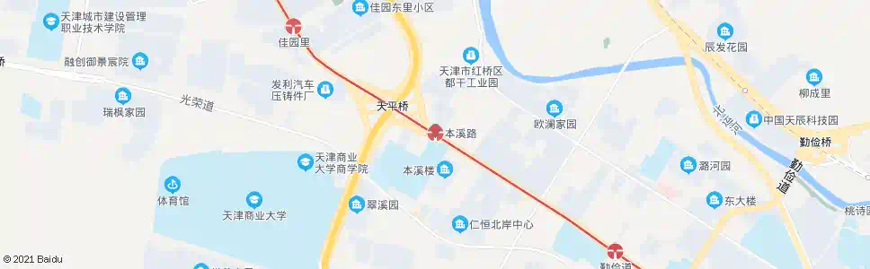 天津本溪路地铁站_公交站地图_天津公交_妙搜公交查询2024