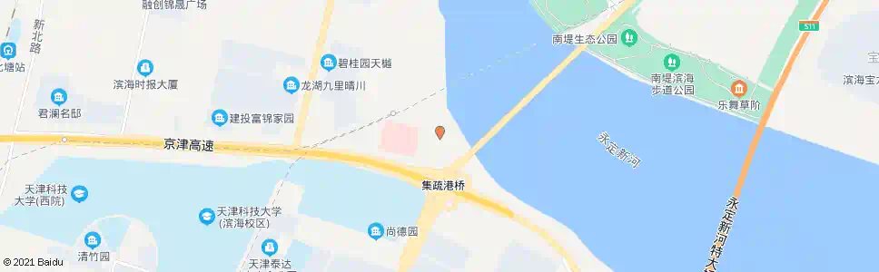 天津北塘指挥部_公交站地图_天津公交_妙搜公交查询2024