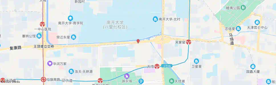 天津复康路八里台_公交站地图_天津公交_妙搜公交查询2024