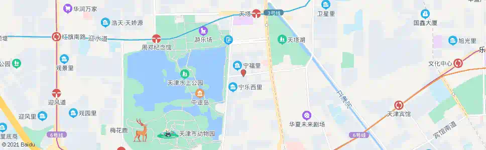 天津宁乐里_公交站地图_天津公交_妙搜公交查询2024