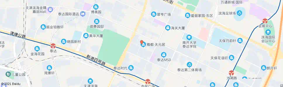 天津天元居_公交站地图_天津公交_妙搜公交查询2024