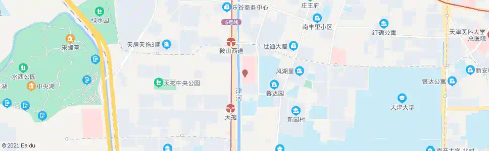 天津传染病医院_公交站地图_天津公交_妙搜公交查询2024