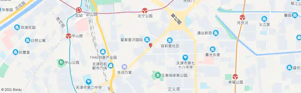 天津王串场四号路_公交站地图_天津公交_妙搜公交查询2024