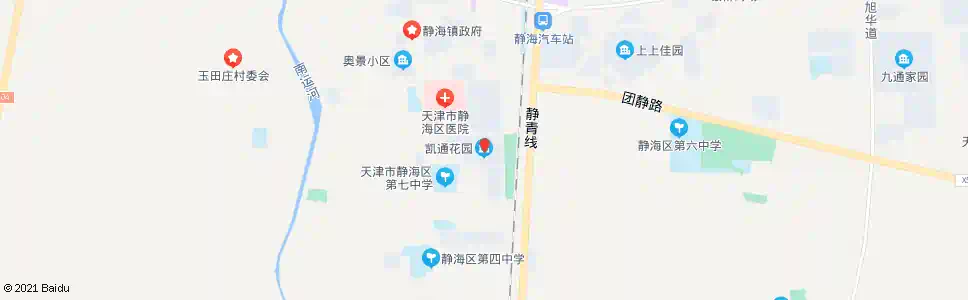 天津凯通花园_公交站地图_天津公交_妙搜公交查询2024