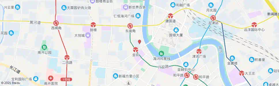 天津兴安路北安桥口_公交站地图_天津公交_妙搜公交查询2024