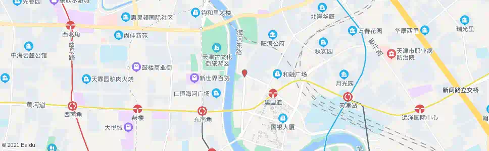 天津平安街_公交站地图_天津公交_妙搜公交查询2024