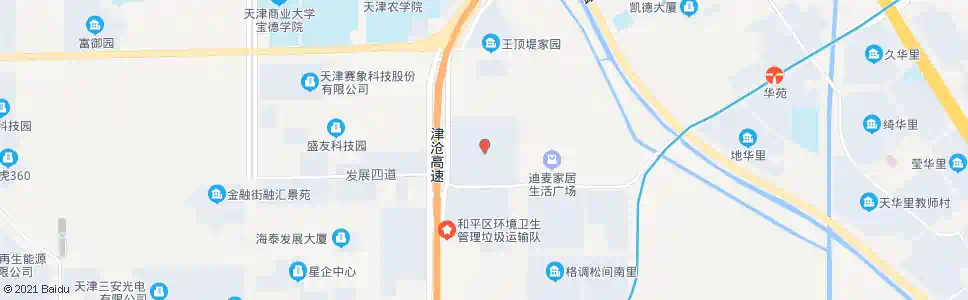 天津红旗农贸市场_公交站地图_天津公交_妙搜公交查询2024