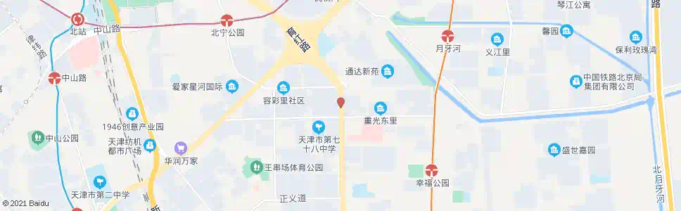 天津增产道_公交站地图_天津公交_妙搜公交查询2024