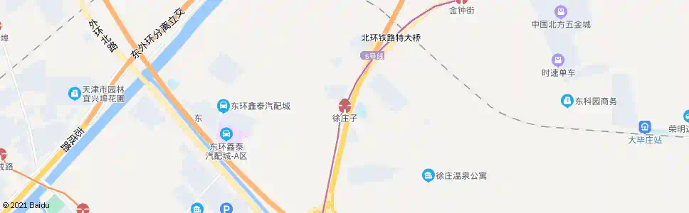 天津徐庄子_公交站地图_天津公交_妙搜公交查询2024