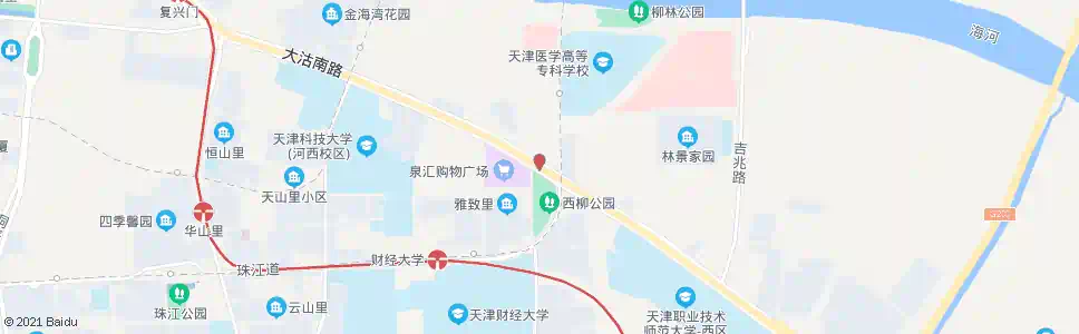 天津灰堆南_公交站地图_天津公交_妙搜公交查询2024