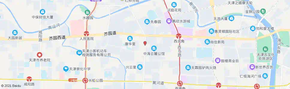 天津康华里_公交站地图_天津公交_妙搜公交查询2024