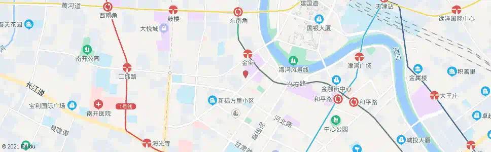 天津禄安大街百货大楼_公交站地图_天津公交_妙搜公交查询2024