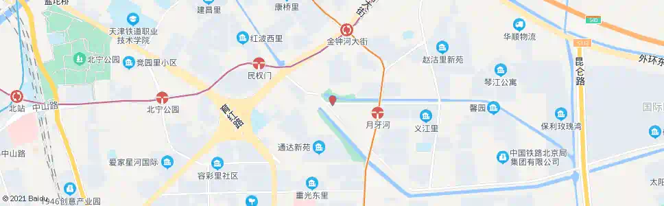 天津月牙河路祥和家园_公交站地图_天津公交_妙搜公交查询2024