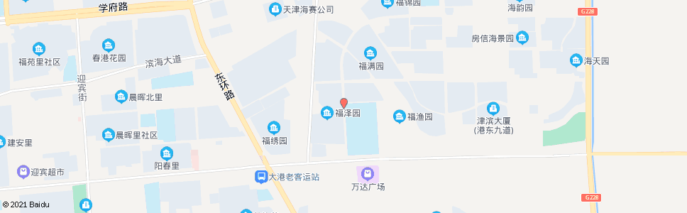 天津福泽园_公交站地图_天津公交_妙搜公交查询2024