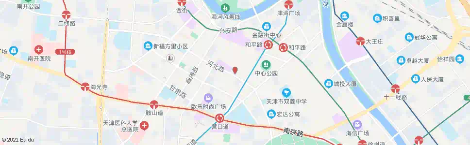 天津滨江商厦_公交站地图_天津公交_妙搜公交查询2024