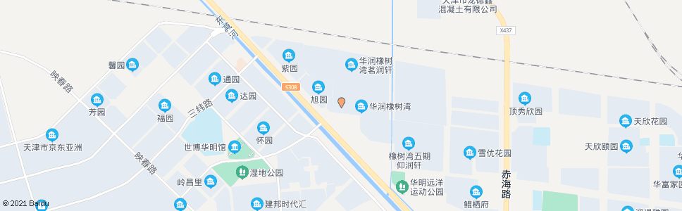 天津华润橡树湾_公交站地图_天津公交_妙搜公交查询2024