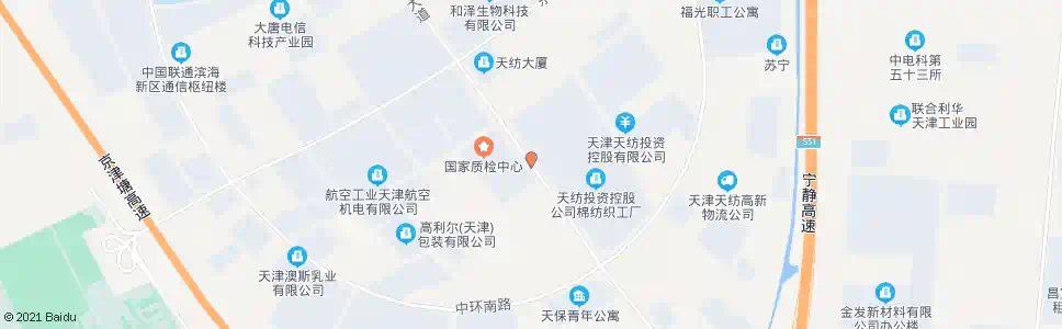 天津纺织园南站_公交站地图_天津公交_妙搜公交查询2024