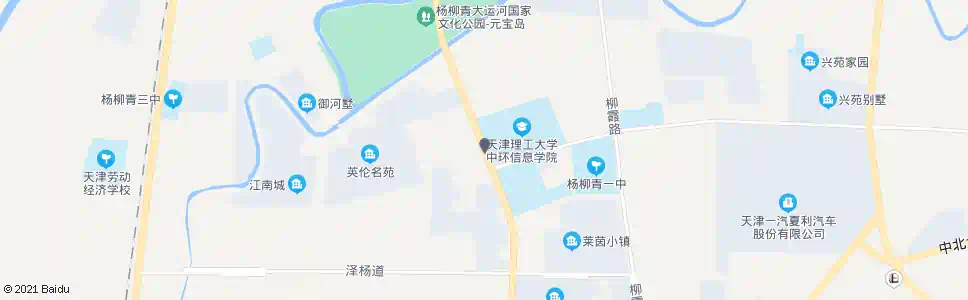 天津中环学院_公交站地图_天津公交_妙搜公交查询2024