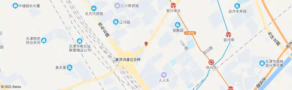 天津普兴里_公交站地图_天津公交_妙搜公交查询2024